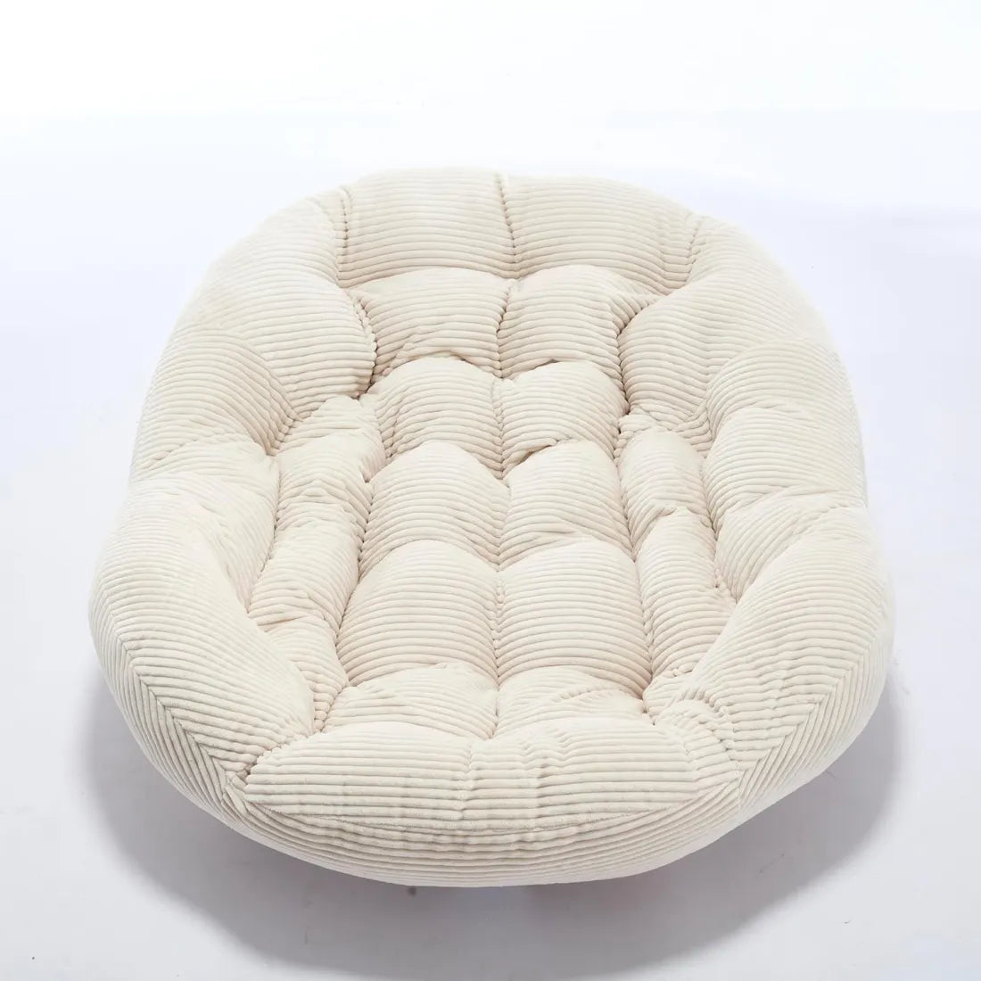 Cozy Rocking Papasan Chair with Plush Cushion
