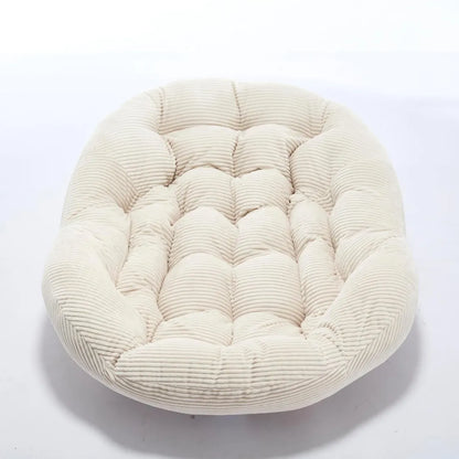 Cozy Rocking Papasan Chair with Plush Cushion